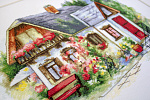 Набор для вышивания LUCA-S арт. BU4005 Красивый загородный домик 34х24 см