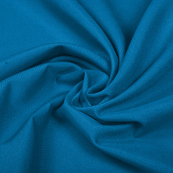 Ткань Габардин 150г/м² 100% ПЭ шир.150см цв.216 голубой рул.40м