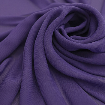 Ткань Шифон 80 г/м² 100% полиэстер шир.150 см арт.Р.14950.17 цв.17 фиолетовый уп.40м (±5м)