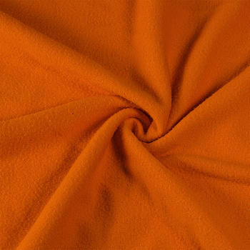 Ткань флис 2-х ст. TBY-0240-F157 240 г/м² 100% ПЭ шир.150см  цв.F157 оранжевый уп.1м