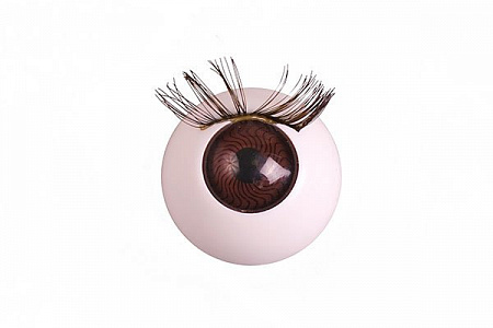 Глаза арт.TBY.TR-22 с ресницами цв.коричневый