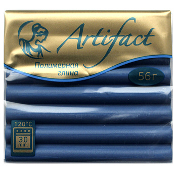 Полимерная глина Артефакт с повышенной прочностью арт.АФ.822933/7457 классический цв.Дымчатый синий 56 г