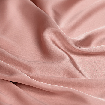 Ткань шелк Армани 90г/м² 97% ПЭ 3% Спандекс шир.150см арт.TBYArm-061 цв.61 пудра розовая рул.25м
