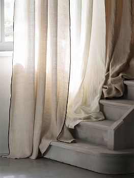 Ткань Лен, арт.TBY-DJ-15, 140г/м², 30% лен 70% хлопок, шир.150см, рул.20м