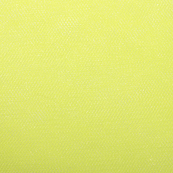 Фатин Кристалл средней жесткости блестящий арт.K.TRM шир.300см, 100% полиэстер цв. 58 К уп.50м - желтый неон