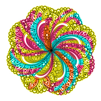 Набор для вышивания МАТРЕНИН ПОСАД арт.41х41 - 1858 Цветочный узор