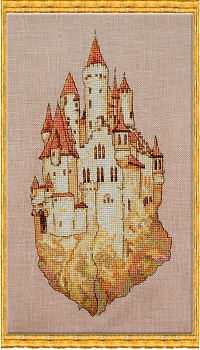 Набор для вышивания NIMUE арт.122-B003 K Chateau Suspendu (Воздушный замок) 25х12,5 см
