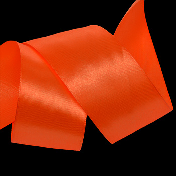 Лента атласная 50мм цв.3070 оранжевый IDEAL уп.27,4 м