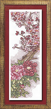 Набор для вышивания PANNA арт. C-0912 Цветущий Китай 14,5 x 43,5 см