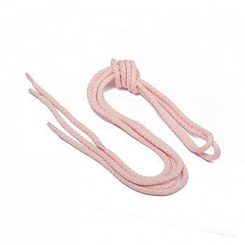 Шнурки круглые 4,1 мм 09с2045 длина 120 см, компл.2шт, цв.св.розовый