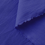 Ткань батист стоунвош 90 г кв.м 100% хлопок шир.145 см арт.Р.15439.26 цв.26 синий уп.25м (±5м)