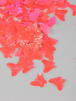 Пайетки россыпью арт.TBY-FLK288 15х20мм цв.028 ярк.розовый уп.50г