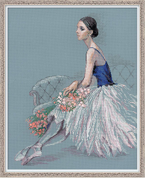 Набор для вышивания РИОЛИС арт.100/054 Балерина 40х50 см
