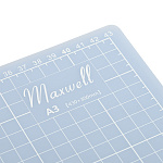 Maxwell коврик раскройный серый прочный 3мм (A3) 30*45см двухсторонний трёхслойный