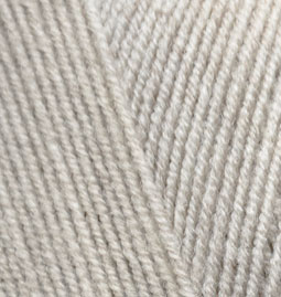 Пряжа для вязания Ализе LanaGold Fine (49% шерсть, 51% акрил) 5х100г/390м цв.152 беж меланж