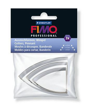 FIMO Professional набор каттеров 3 формы, вымпел арт.8724 06