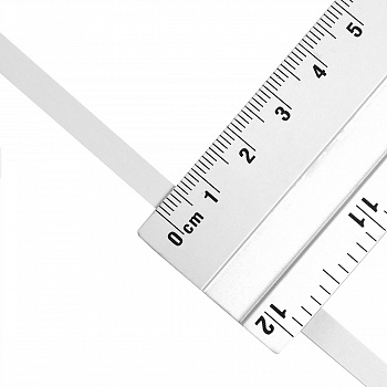 Резинка латексная для купальников 06мм гладкая TBY-48416 цв.белый уп.10м (±0,5м)