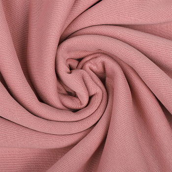 Ткань трикотаж Футер 3х нитка петля хлопок 310г пенье 180см розовый зефир уп.6м