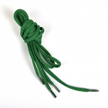 Шнурки круглые 4,5 мм 1с36 длина 80 см, компл.2шт, цв.зеленый