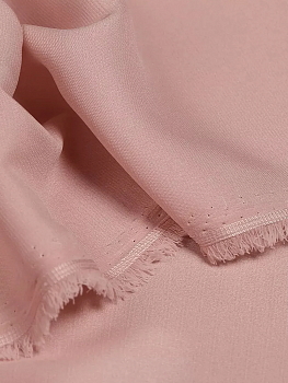 Ткань шелк Армани 90г/м² 97% ПЭ 3% Спандекс шир.150см арт.TBYArm-061 цв.61 пудра розовая рул.25м