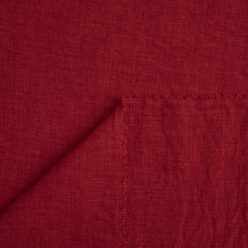 Ткань Лен Киви 175 г/м² 100% полиэстер шир.148 см арт.Р.94151.09 красный рул.35м (±5м)