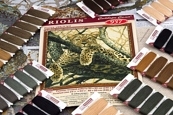 Набор для вышивания РИОЛИС арт.937 Леопард 60х60 см