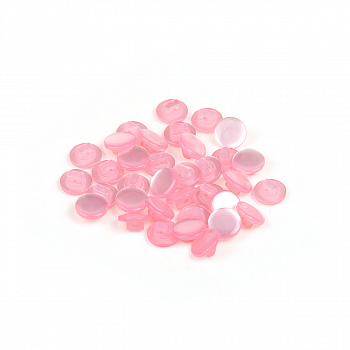 Пуговицы пластиковые C-NE67 цв.розовый 18L-11мм, на ножке, 36шт