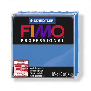 FIMO professional полимерная глина, запекаемая в печке, уп. 85г цв.чисто-синий, арт.8004-300