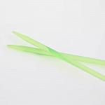 51252 Knit Pro Спицы съемные для вязания Trendz 3,75мм для длины тросика 28-126см, акрил, флуоресцентный зеленый, 2шт