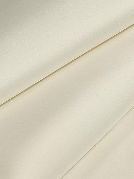 Ткань шелк Армани 90г/м² 97% ПЭ 3% Спандекс шир.150см арт.TBYArm-073 цв.73 молочный (айвори) уп.2м