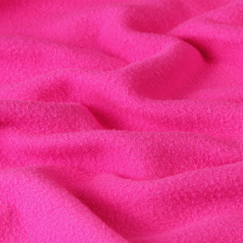 Ткань флис 2-х ст. TBY-0240-13 240 г/м² 100% ПЭ шир.150см  цв.13 (F338) неон розовый уп.2м