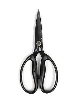 Maxwell Black ножницы для кожи и плотной ткани 230/80мм K2 пластик ручки