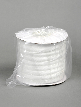 Лента Idealtex нитепрошивная клеевая по косой с нитью 10мм 45г/м² в инд.упаковке белый 5710W рул.100м