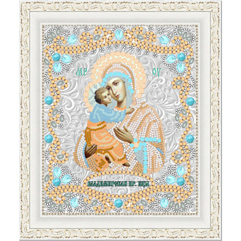 Рисунок на ткани (Бисер) КОНЁК арт. 7124 Богородица Владимирская 15х18 см