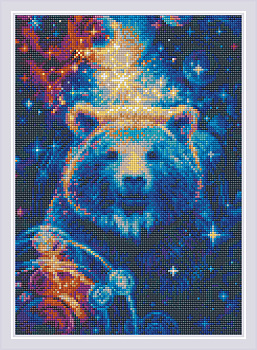 Набор РИОЛИС мозаичная картина арт.AM0050 Большая медведица 27х38 см