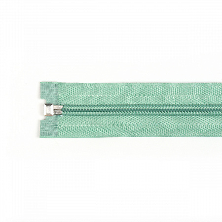 Молния Mzip пласт. спираль №5-N 40см цв.S004 полынь уп.10шт