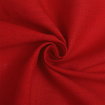 Ткань льняная TBYLi-1002-06 190г/м² 40% лен 60%виск. шир 140см цв.06 красный уп.3м