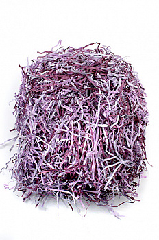 Наполнитель 106/081 бумажный рифленый микс- оттенки пурпура (2мм/50г)