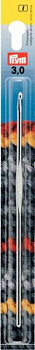 195187 PRYM Крючок для вязания алюминиевый, цв. серебристый №5 14см уп.1шт