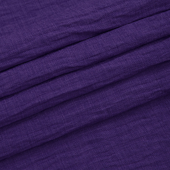 Ткань Лен Киви 175 г/м² 100% полиэстер шир.148 см арт.Р.94154.17 фиолетовый рул.35м (±5м)
