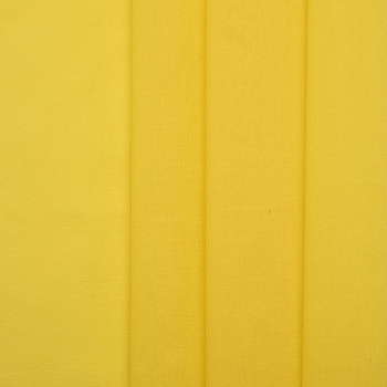 Ткань батист 72 г кв.м 100% хлопок шир.145 см арт.Р.19823.43 цв.43 желтый уп.25м (±5м)