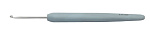 30902 Knit Pro Крючок для вязания с эргономичной ручкой Waves 2,25мм, алюминий, серебристый/астра