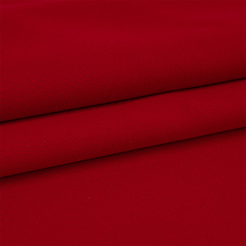 Ткань Габардин кач-во Фухуа 180 г/м² 100% полиэстер шир.150 см арт.TBY.Gbf.24102.7 цв.07 красный уп.3м