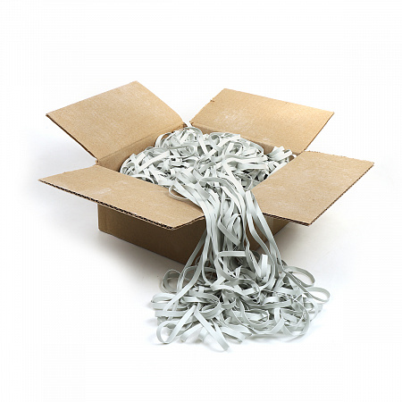 Резинка латексная для купальников 06мм гладкая TBY-48416 цв.белый уп.1кг (≈214м)