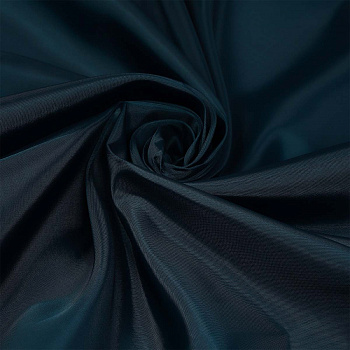 Ткань подкладочная Таффета НАРЕЗКА IdealTex С190Т B630 сине-зеленый 53 г кв.м уп.10м