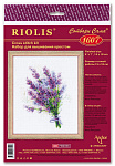 Набор для вышивания РИОЛИС арт.1607 Букетик с лавандой 15х18 см