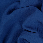 Ткань Муслин 125 г/м² 100% хлопок шир.130 см арт.TBY.Mus.24723.27 цв.27 синий уп.5м