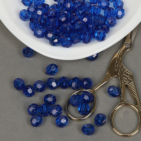 Бусины акриловые MAGIC HOBBY арт.MG.3241-30 цв.30 василек Ø10мм уп.50г