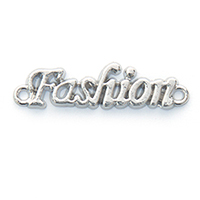 Лэйбл металлический Fashion арт.UF.146.SM 32х8мм цв.никель уп.50шт