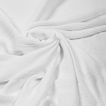 Ткань Лен Манго сей 165 г/м² 100% полиэстер шир.150 см арт.С.1928.05 цв.белый уп.1м